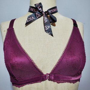 VS lace plunge bralette Small NWT